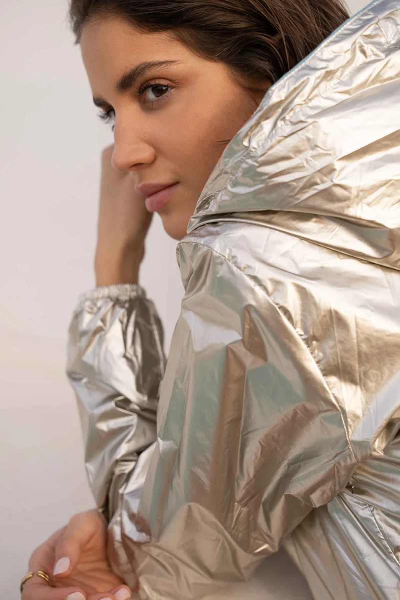 Coupe-vent imperméable réversible long