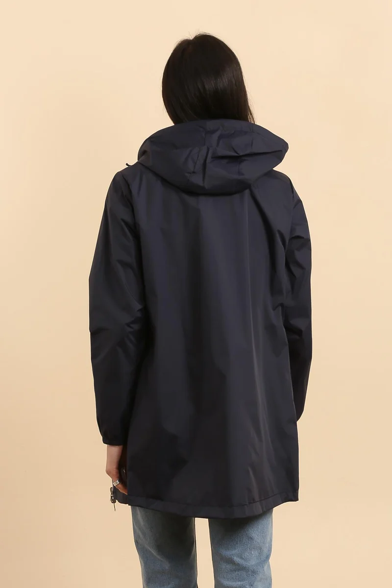 Coupe-vent imperméable réversible long