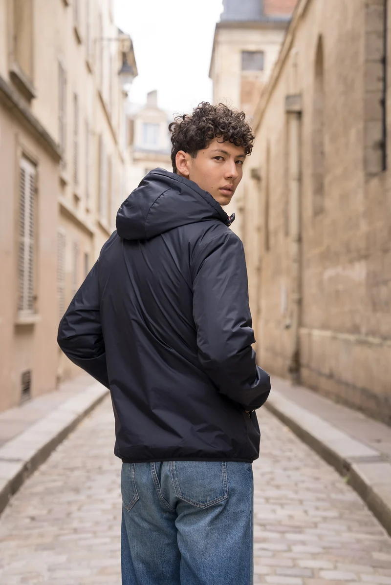 Imperméable fourré court (blanc)