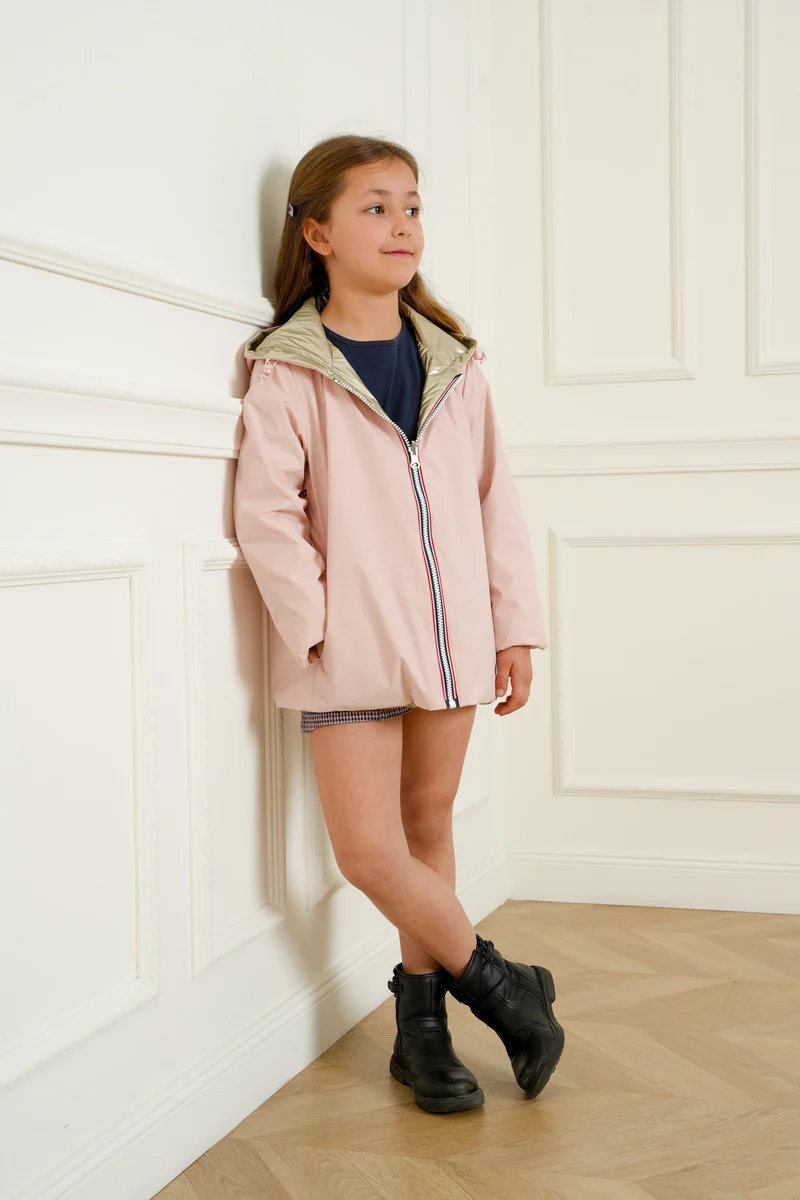 Imperméable réversible mi-saison