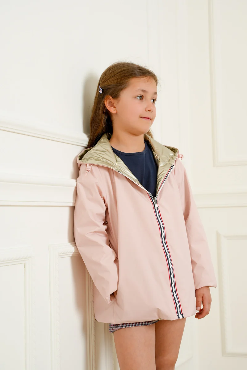 Imperméable réversible mi-saison