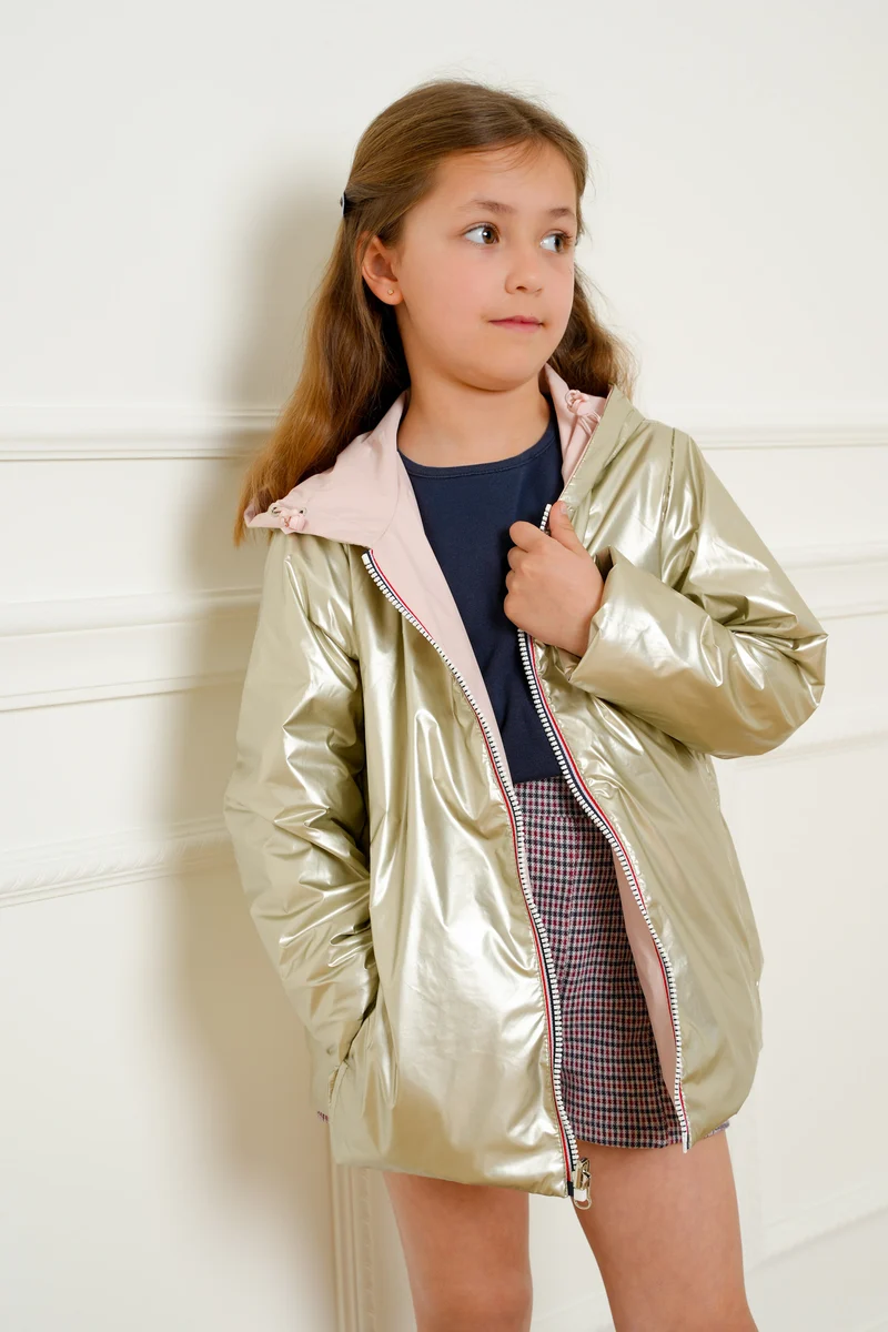 Imperméable réversible mi-saison