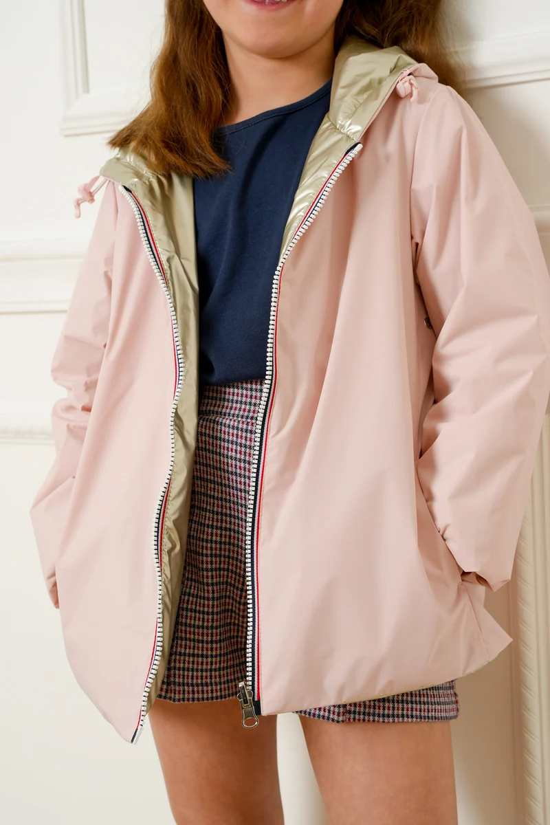 Imperméable réversible mi-saison