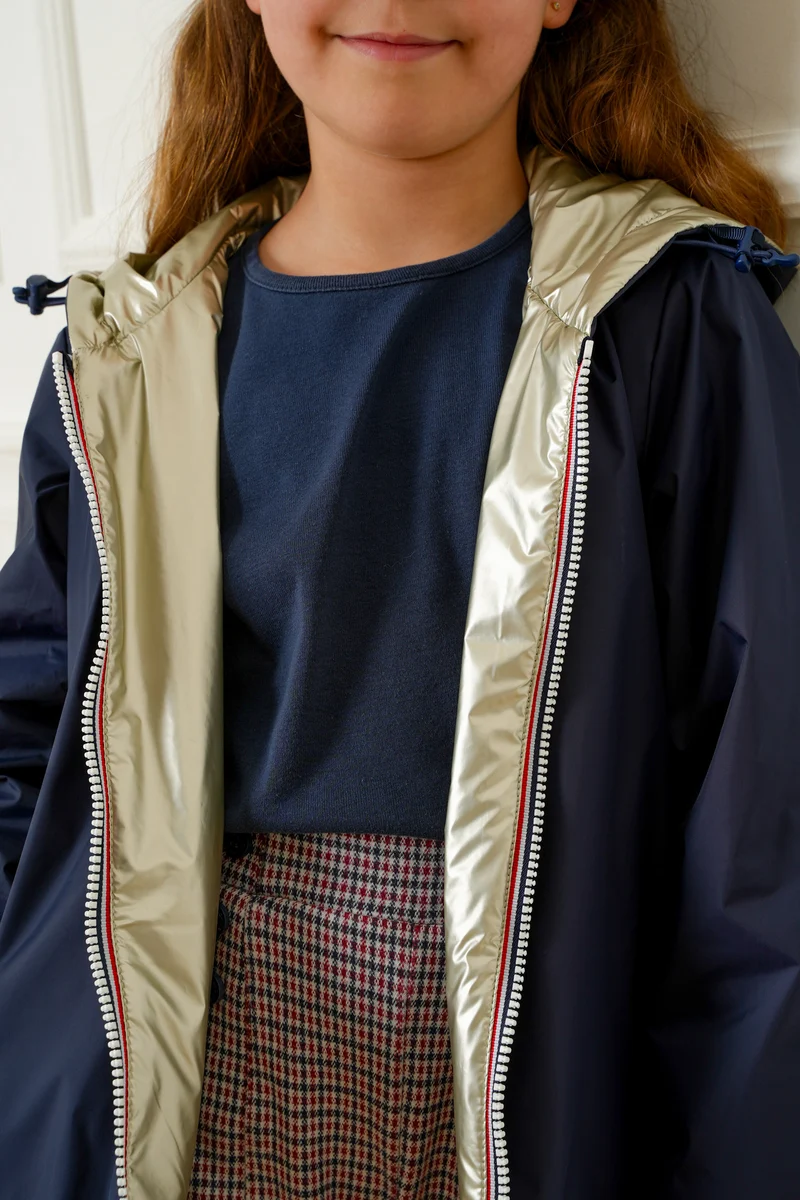 Imperméable réversible mi-saison