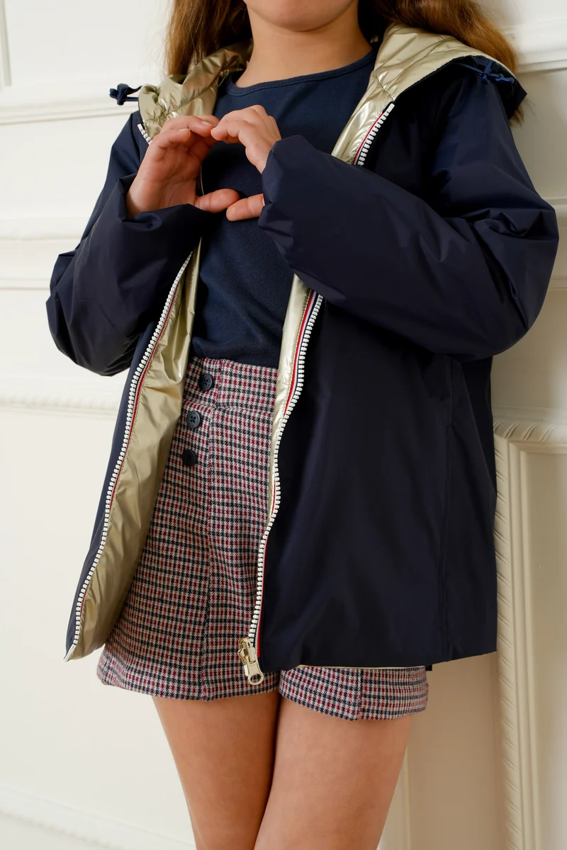 Imperméable réversible mi-saison