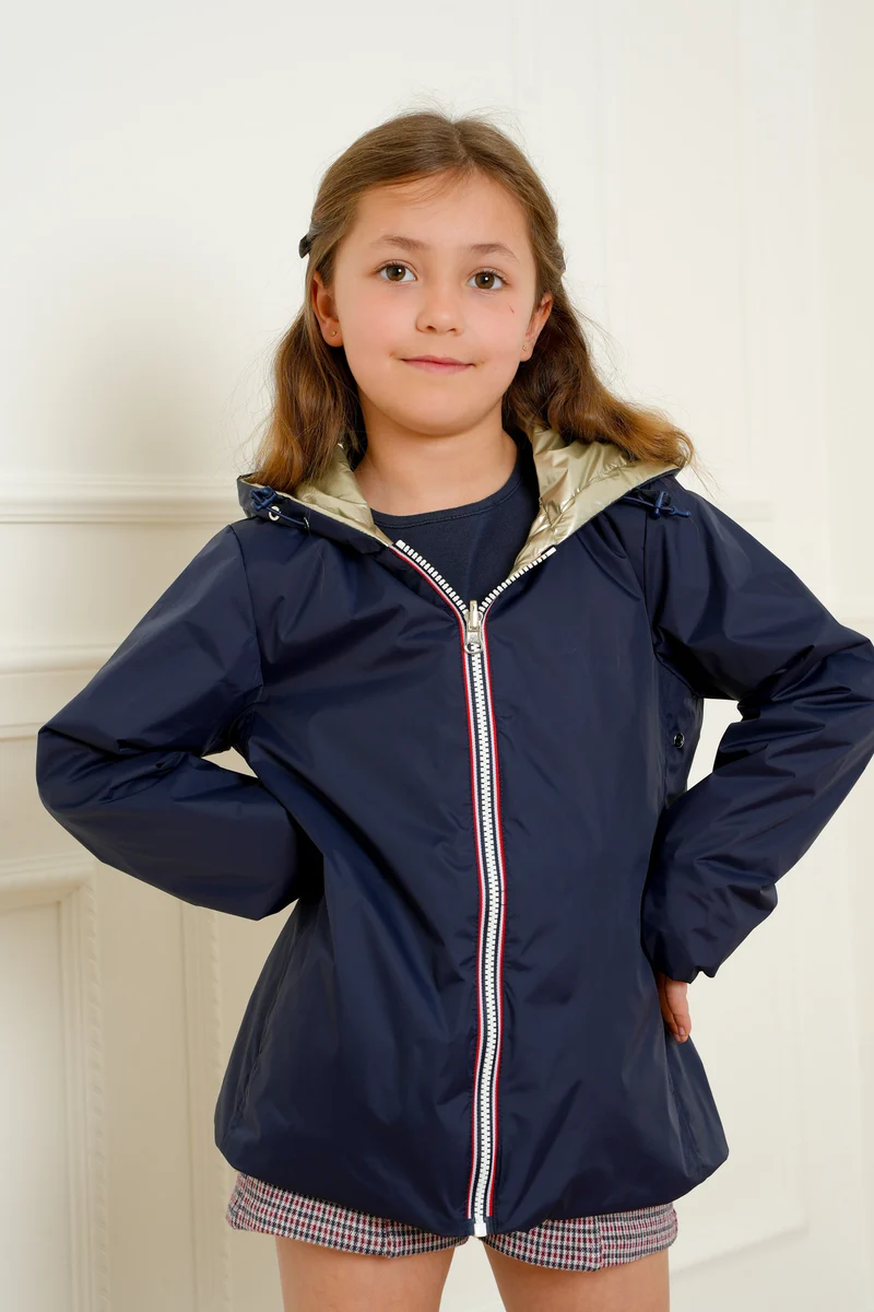 Imperméable réversible mi-saison