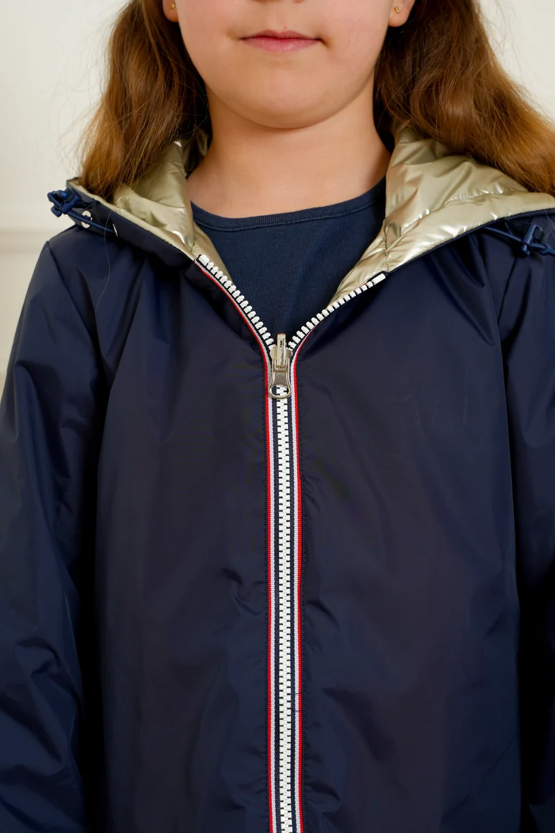 Imperméable réversible mi-saison
