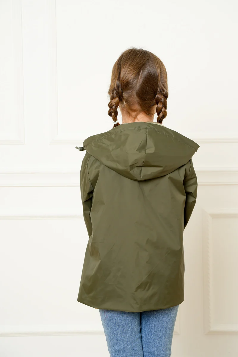 Imperméable réversible mi-saison