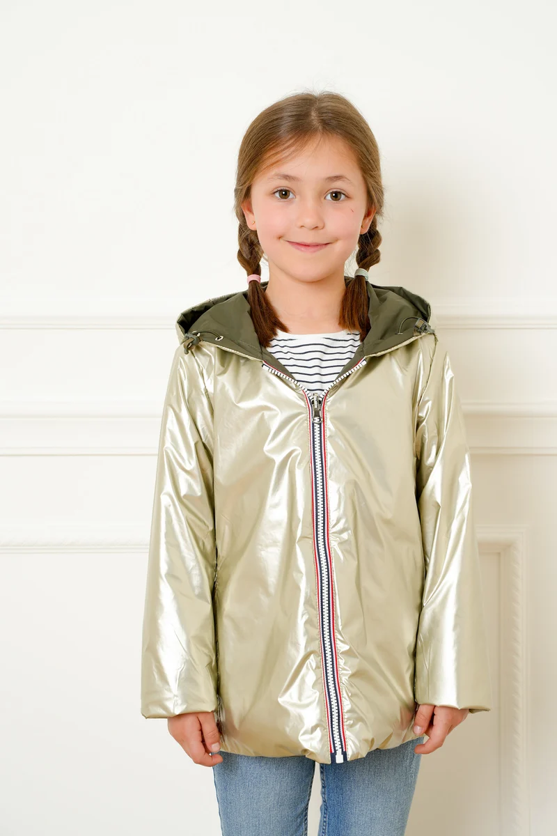 Imperméable réversible mi-saison