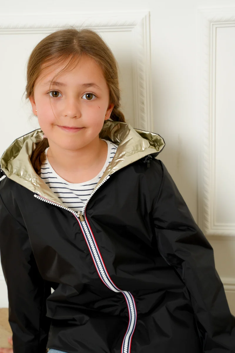 Imperméable réversible mi-saison
