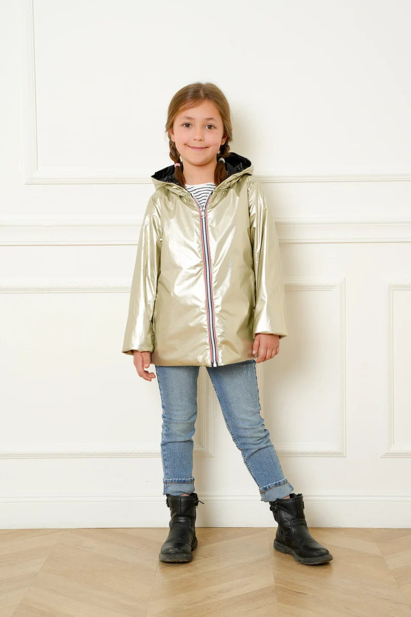 Imperméable réversible mi-saison