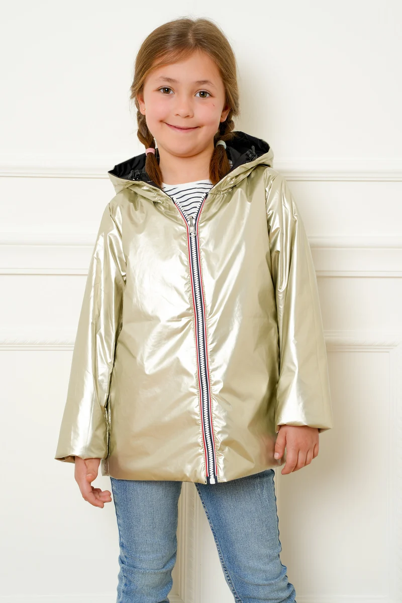 Imperméable réversible mi-saison