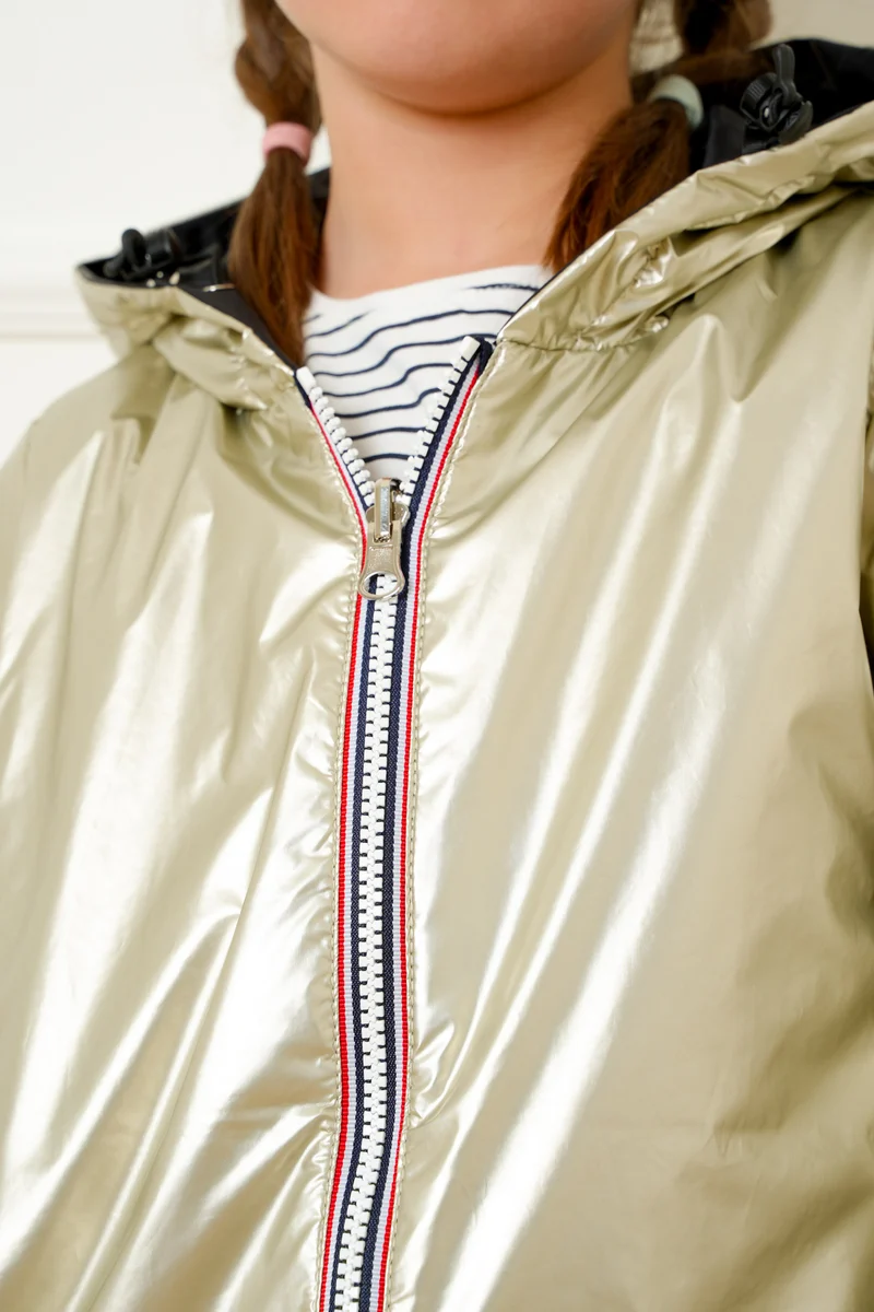 Imperméable réversible mi-saison