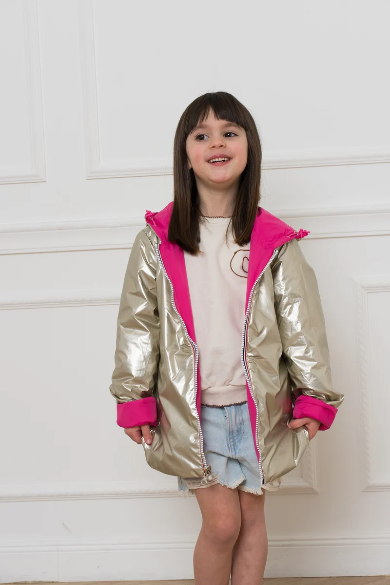Imperméable réversible mi-saison