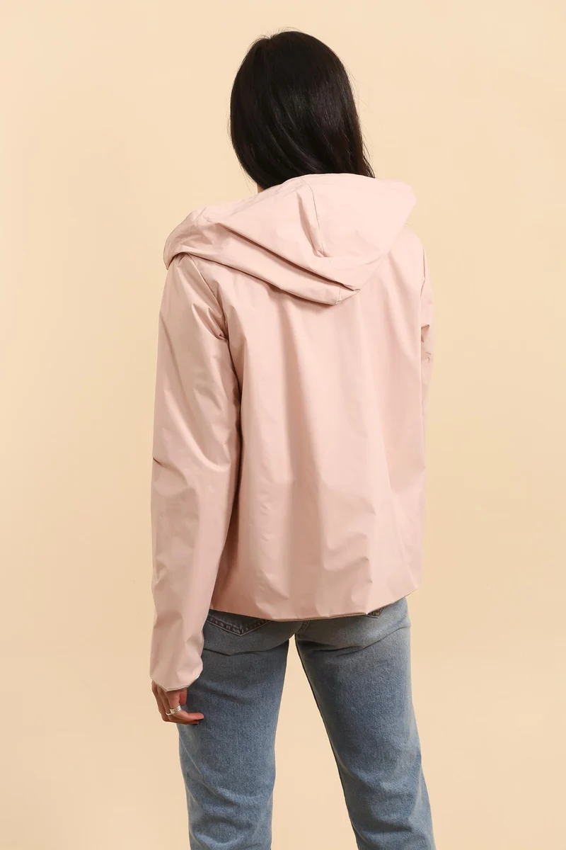 Imperméable réversible court (Zip uni)