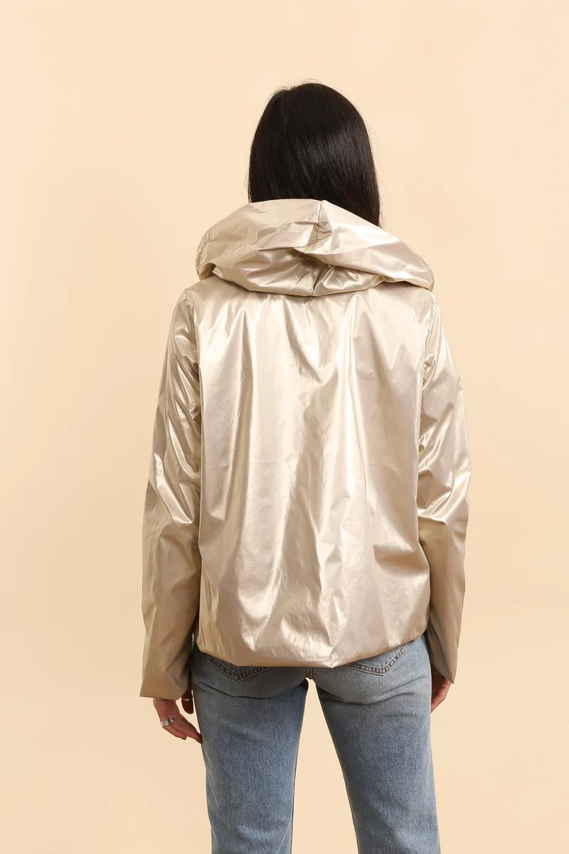 Imperméable réversible court (Zip uni)
