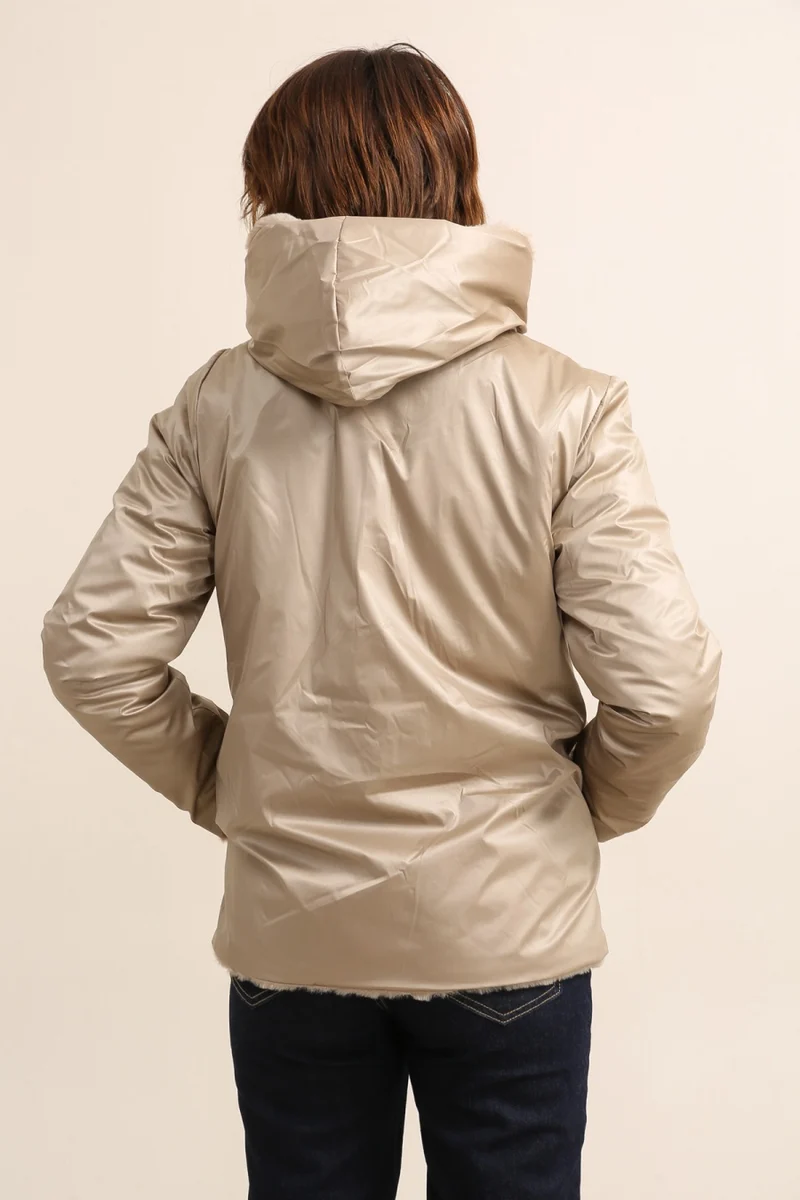 Imperméable fourré réversible court (matelassé)