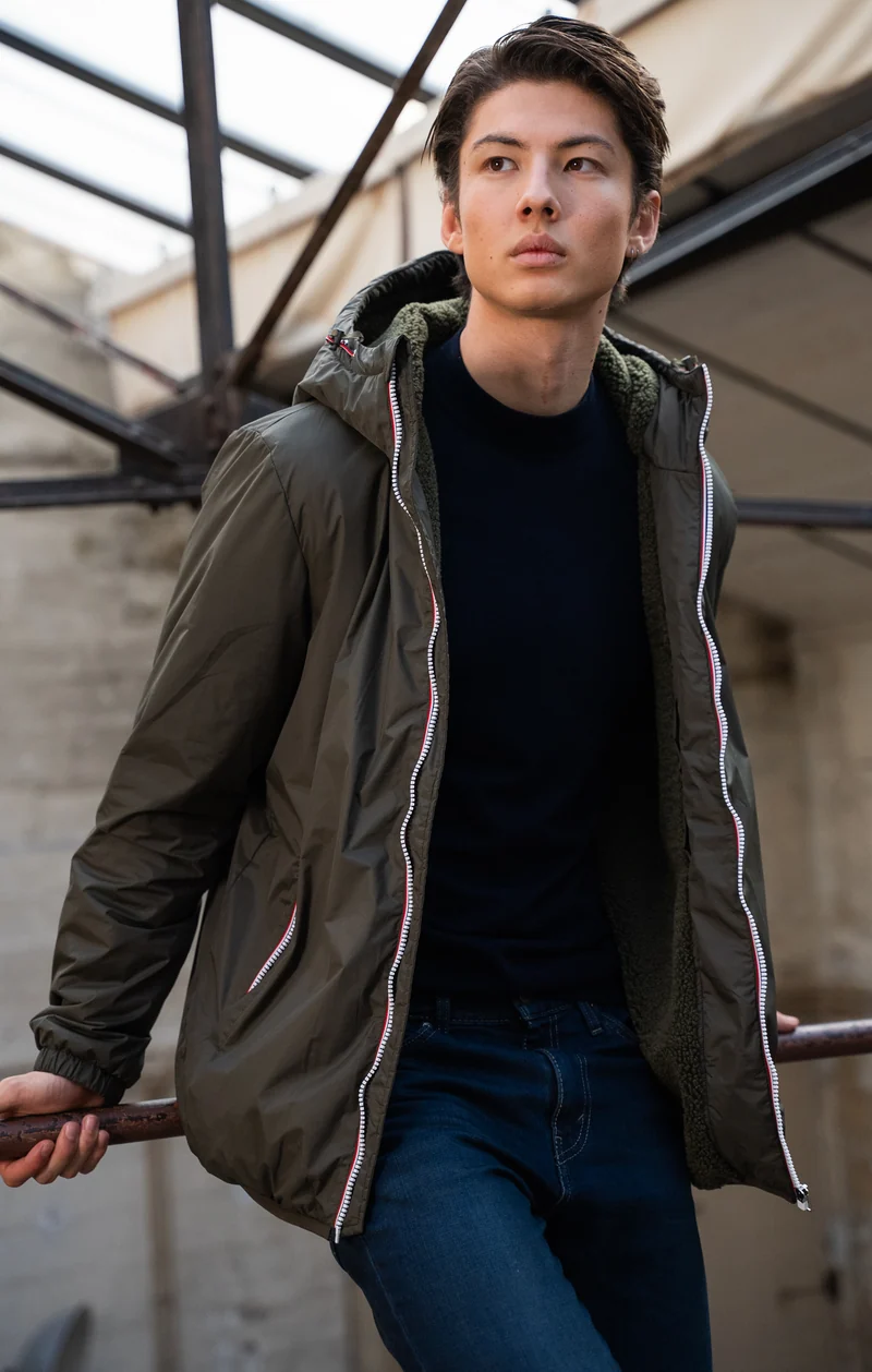 Imperméable fourré court