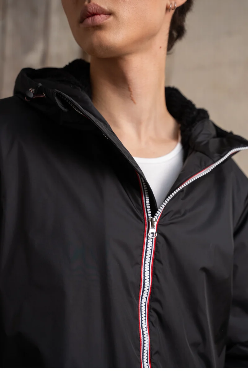 Imperméable fourré court
