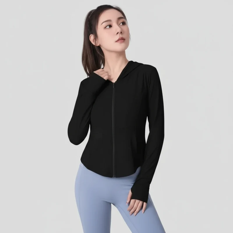 Zip Up Thumbhole Sports Jacket