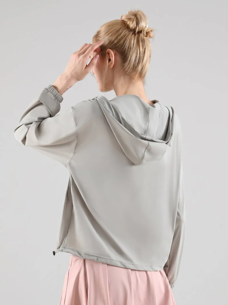 Lightweight Hooded Athletic Jacket UPF 50+