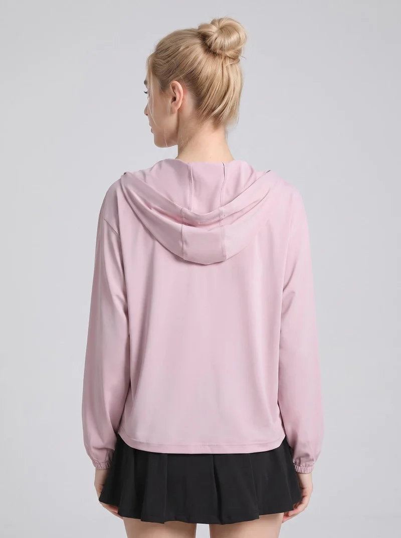 Lightweight Hooded Athletic Jacket UPF 50+