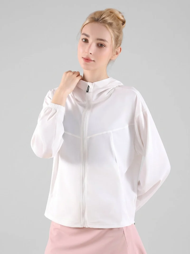 Lightweight Hooded Athletic Jacket UPF 50+