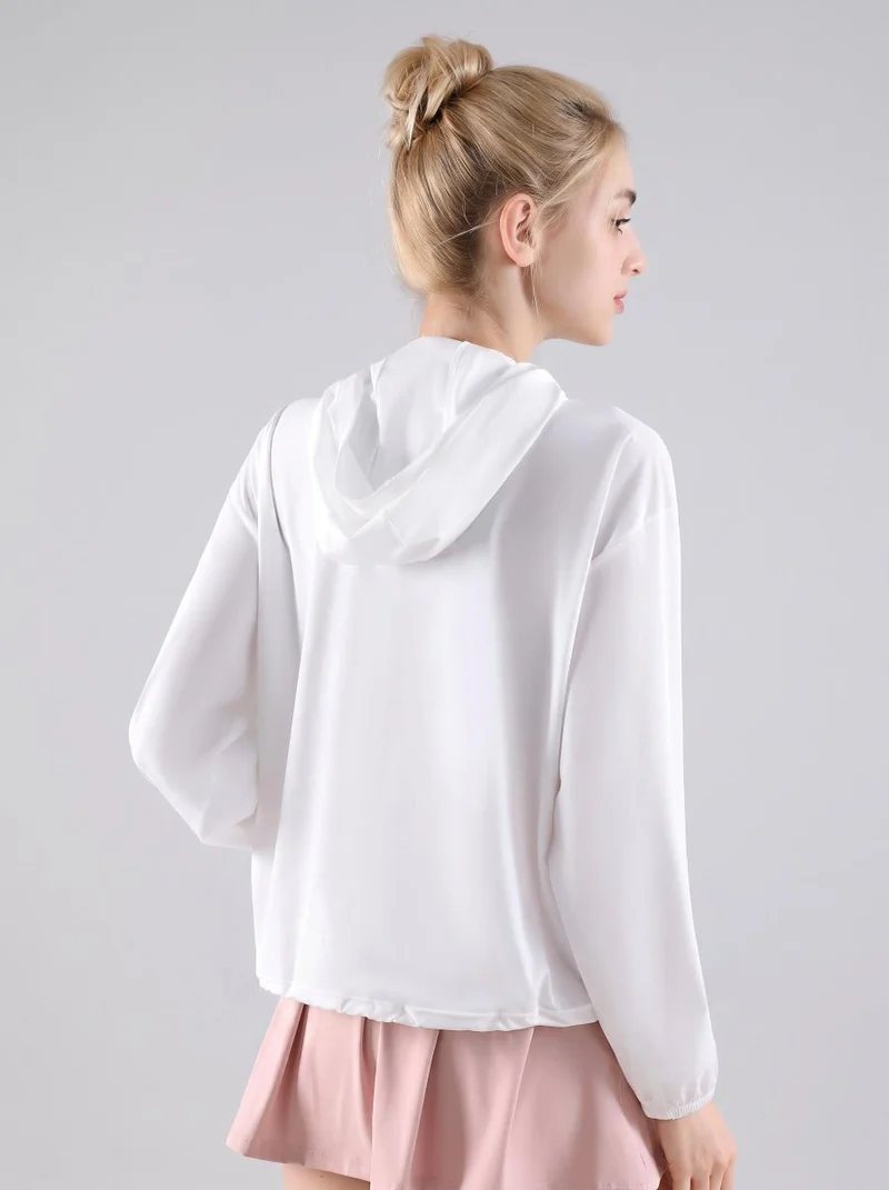 Lightweight Hooded Athletic Jacket UPF 50+