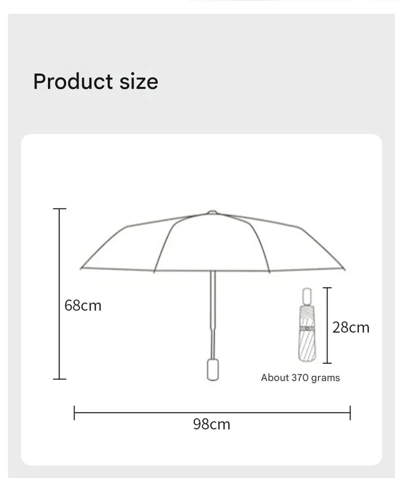 Luxury Compact Travel Umbrella