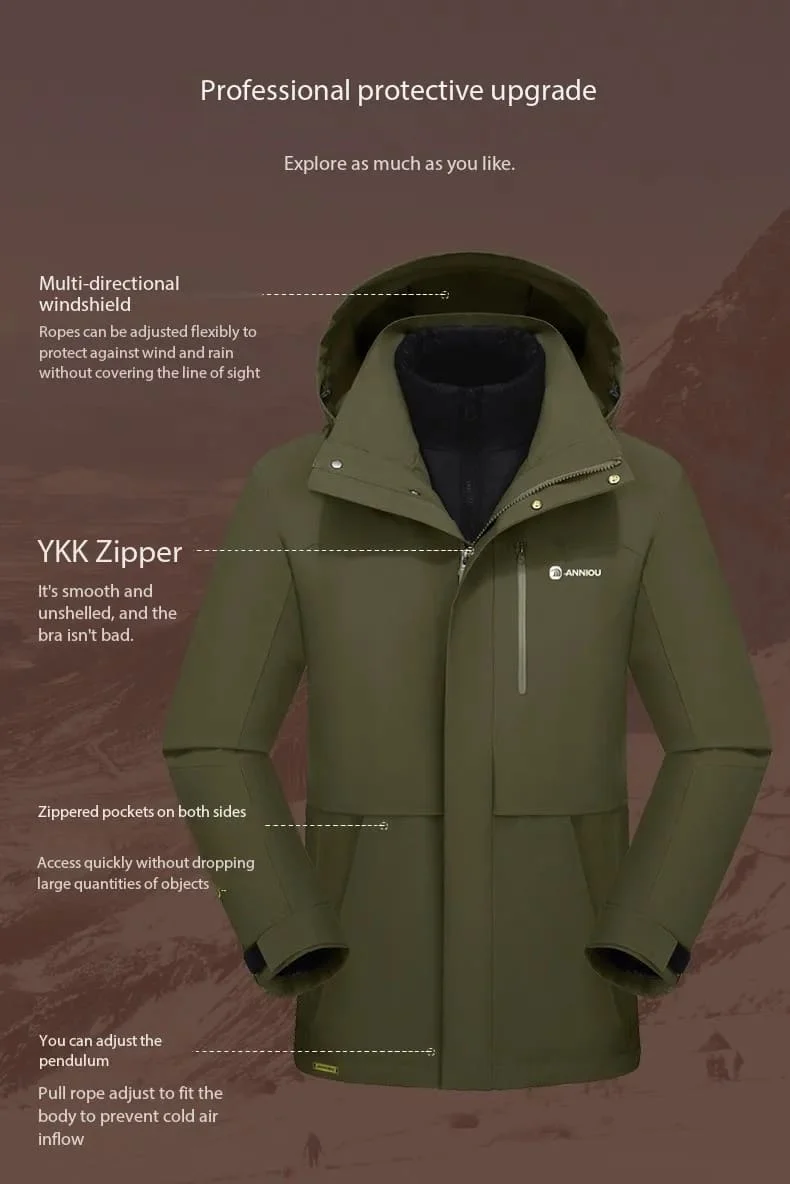 3 in 1 Goose Down Ski Jacket
