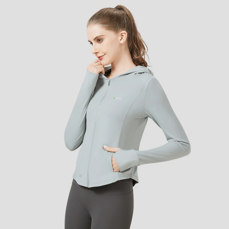Hooded Sun Protection Sports Jacket
