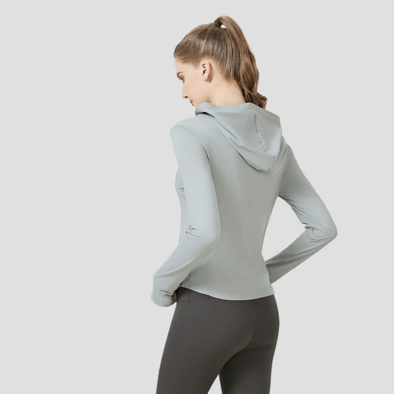 Hooded Sun Protection Sports Jacket