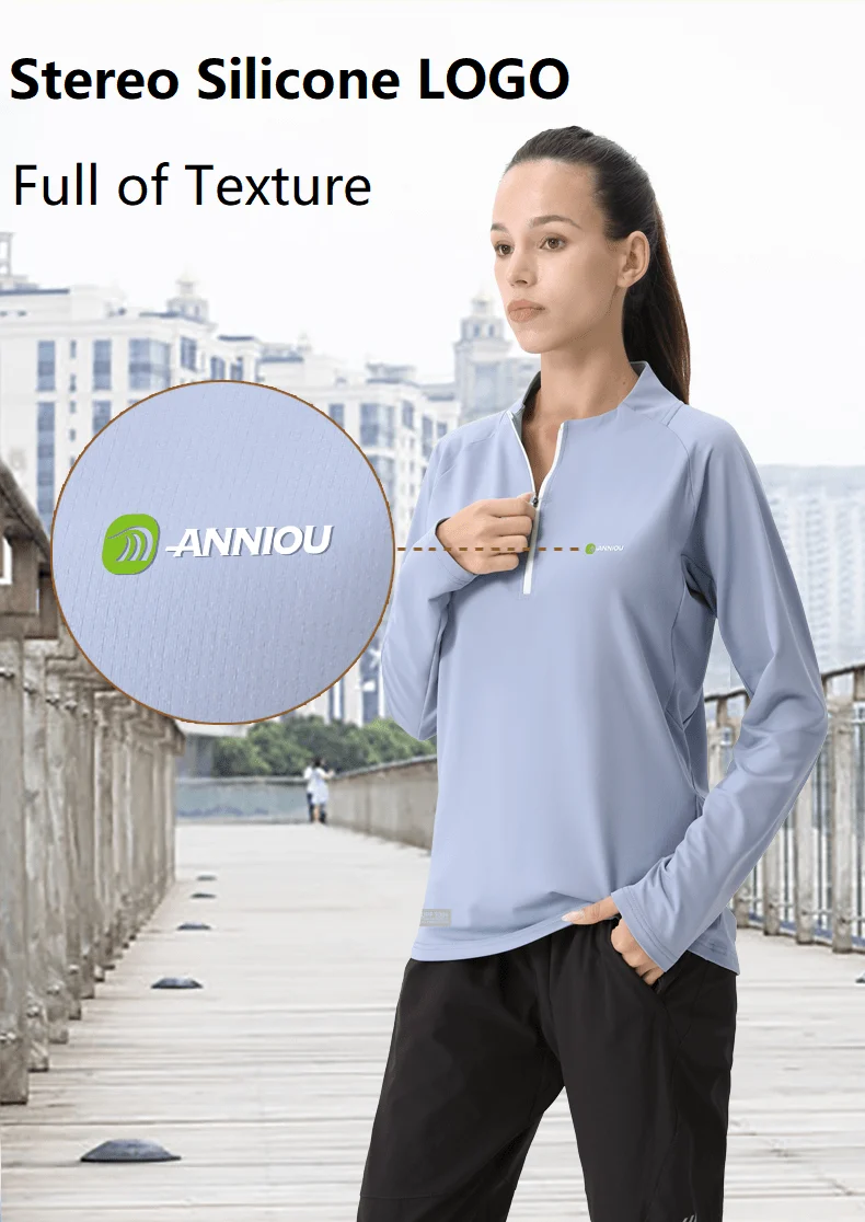 UV Sun Protection Half Zip Up Sweatshirt