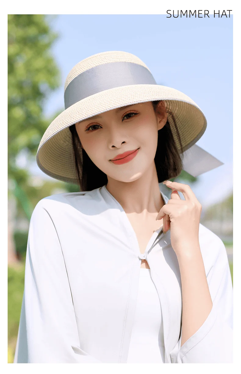 Women's UPF 50+ Straw Hat
