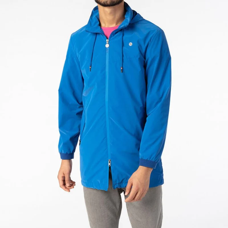 Veste longue coupe-vent bleu royal SBPLAY