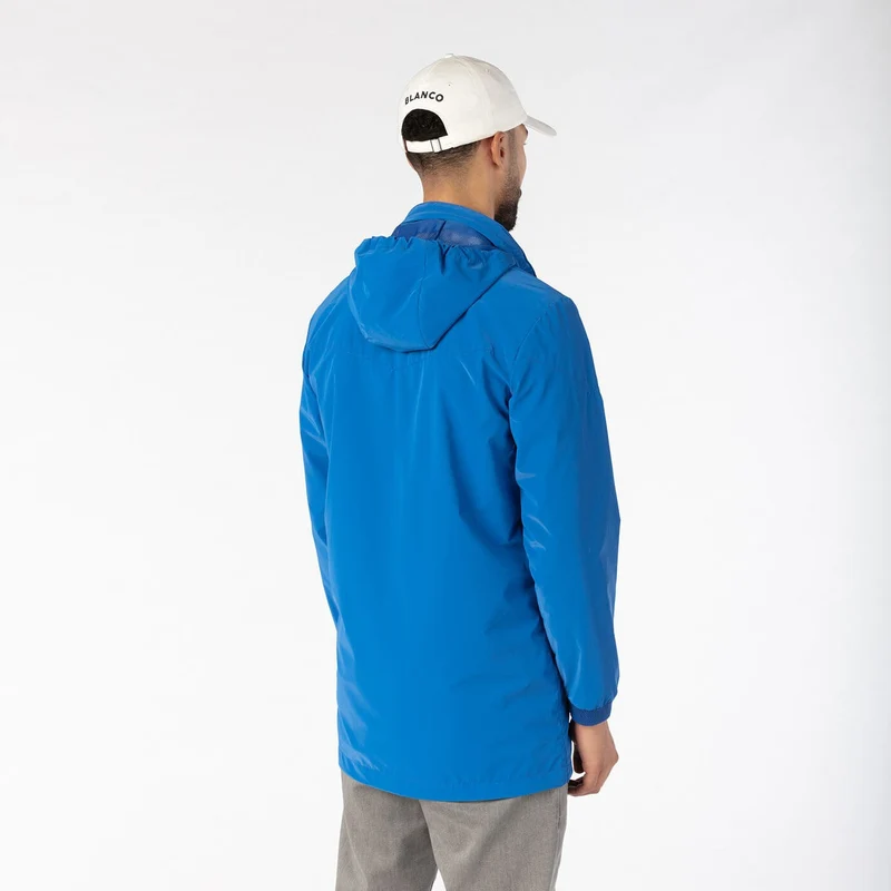 Veste longue coupe-vent bleu royal SBPLAY