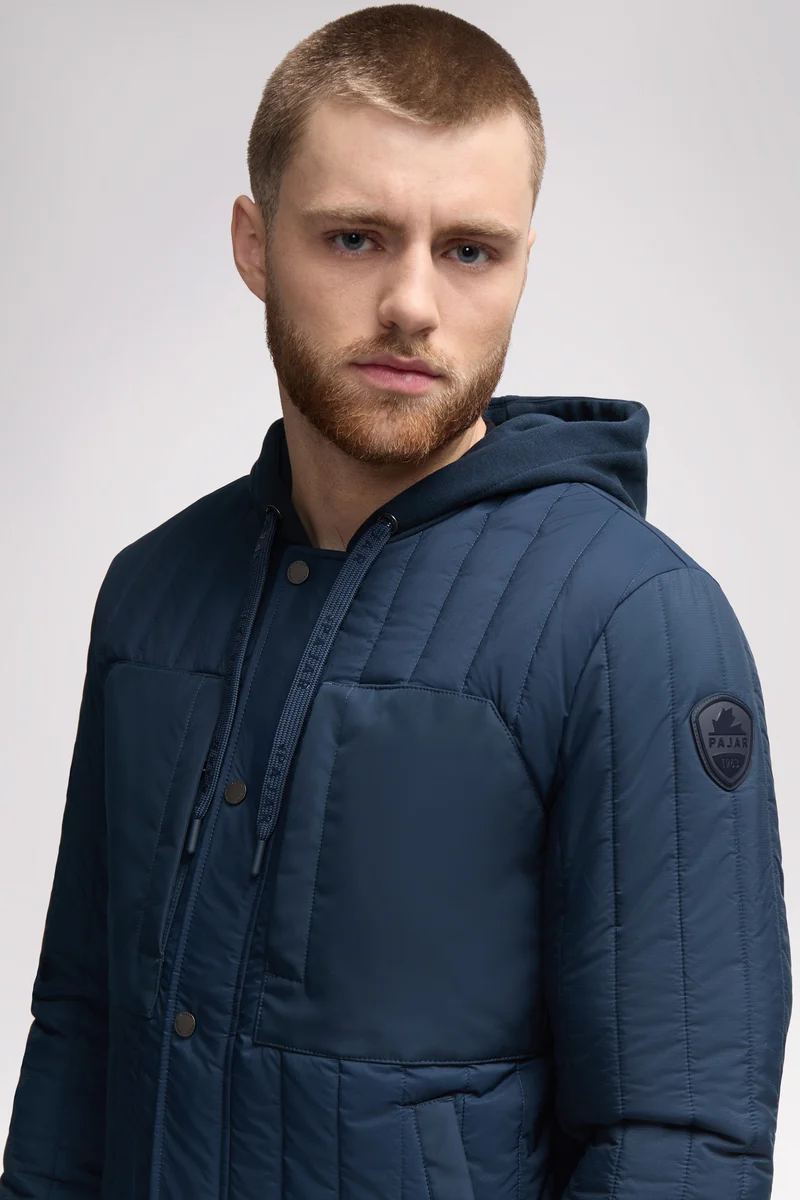 Carnelian Men's Quilted Shacket