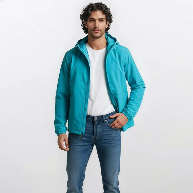 Veste déperlante Doron turquoise