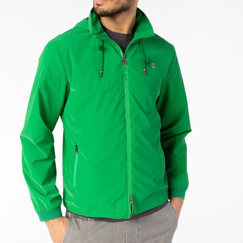 Veste coupe-vent vert Gazon SBPLAY