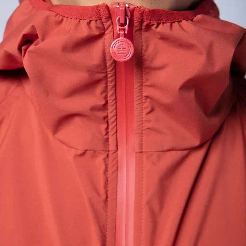 Windbreaker Imperméable en tissu technique orange abricot