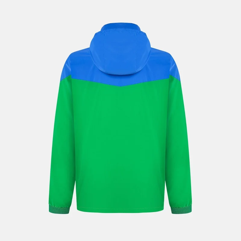 Veste coupe-vent bicolore vert Gazon SBPLAY