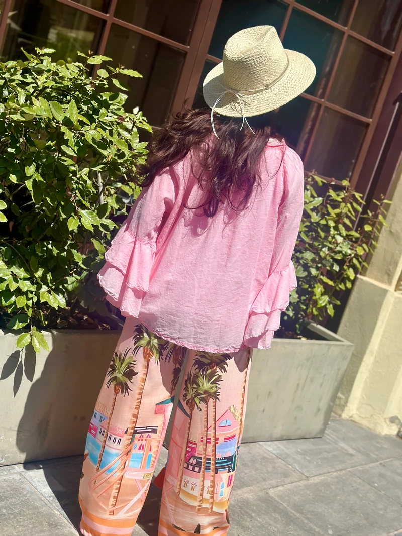 Pantalon orange AMOUR