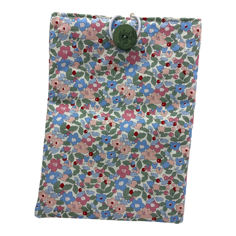Pochette pour Livre ou Liseuse " Clémence " - Modèle moyen