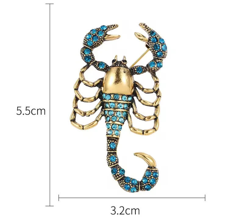 Broche scorpion