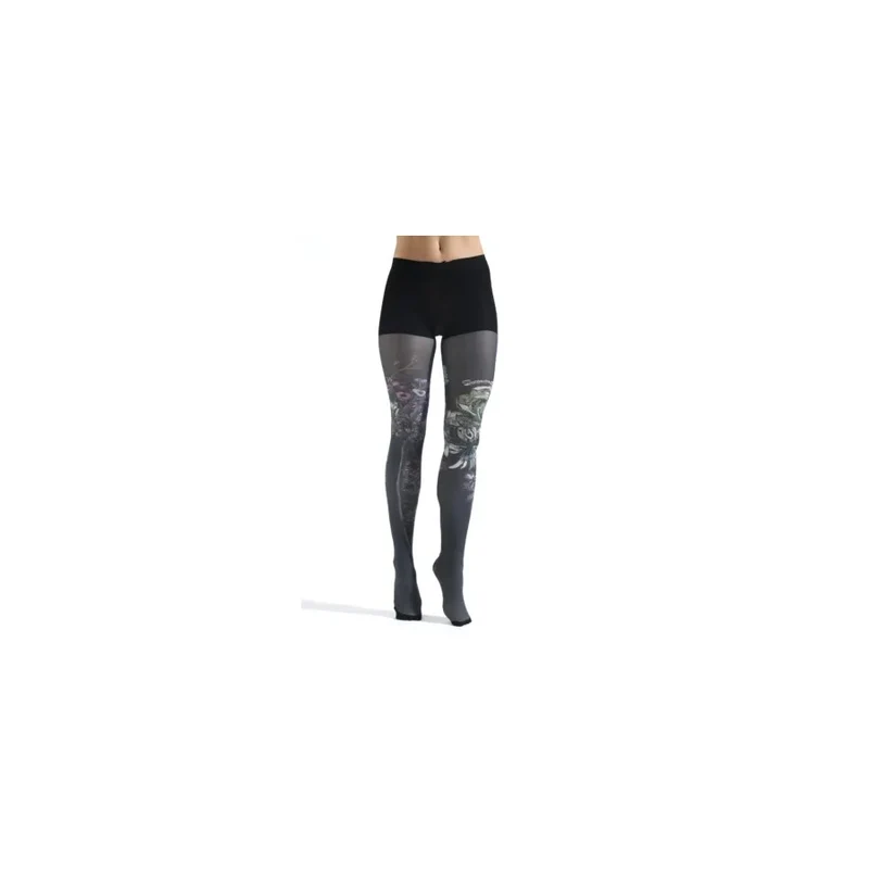 Collants Marie Antoilette Plume de nuit