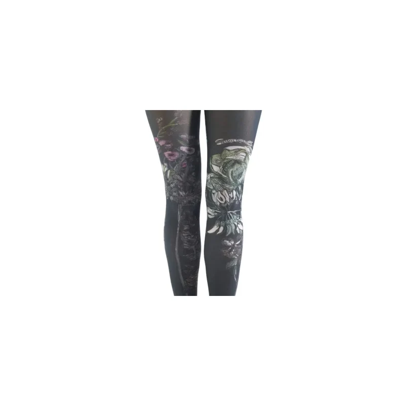 Collants Marie Antoilette Plume de nuit