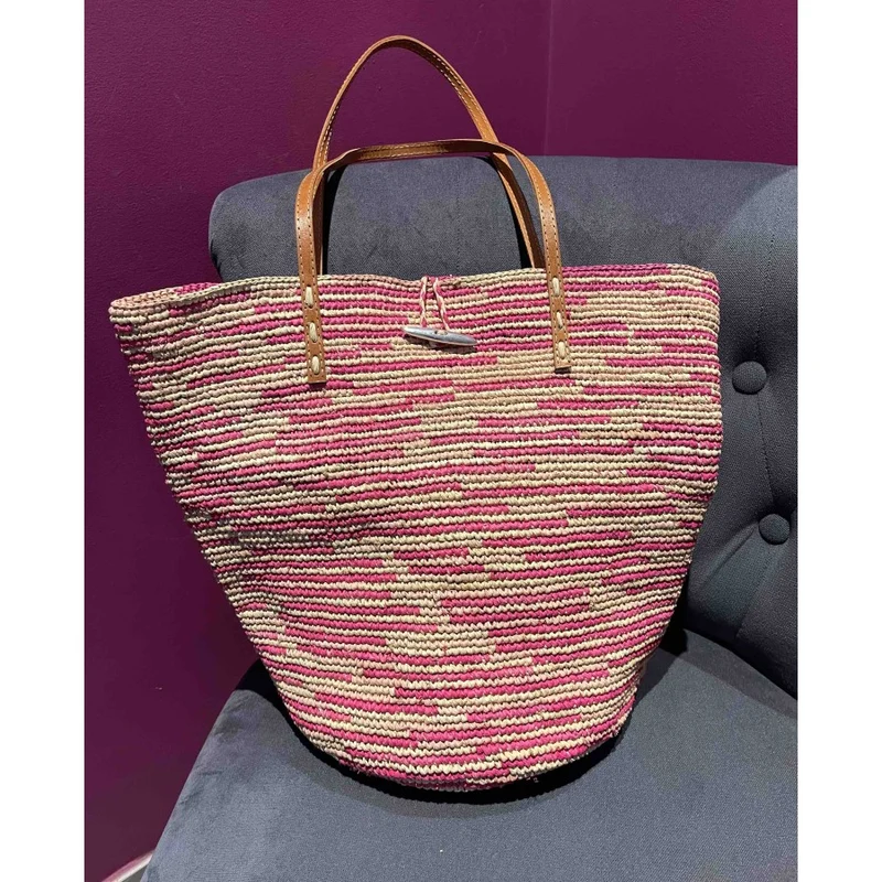Sac cabas en raphia