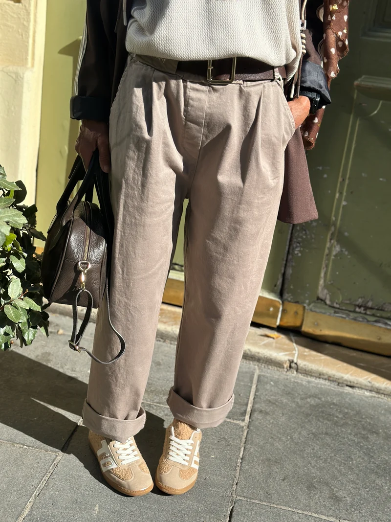 Pantalon taupe ORDINARY