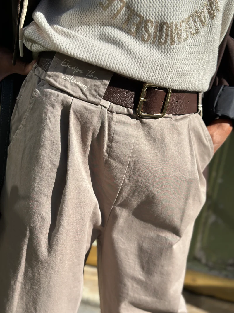 Pantalon taupe ORDINARY