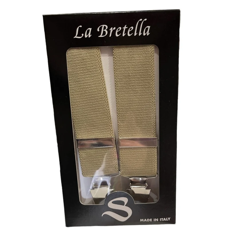 Bretelles Italienne Beige